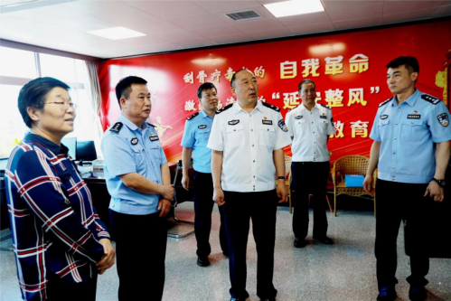 三門(mén)峽市副市長(zhǎng)李紅念深入靈寶公安調(diào)研指導(dǎo)政法隊(duì)伍教育整頓試點(diǎn)工作