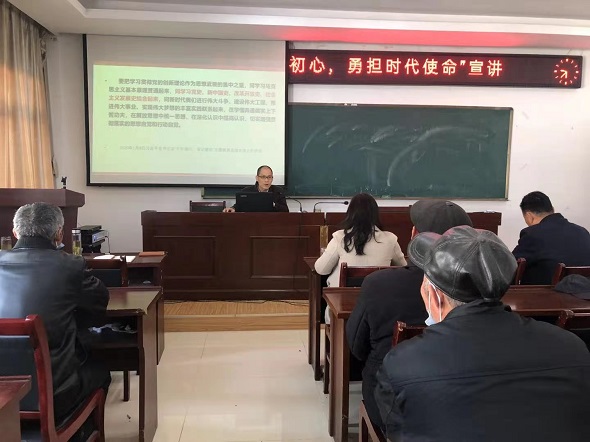 學(xué)黨史，守初心——陸郎社區(qū)召開黨史學(xué)習(xí)教育動員會