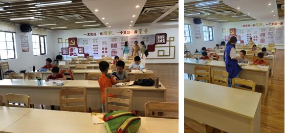 下墟社區(qū):公益暑托班開課 緩解暑期“看護(hù)難”